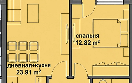 ID 16561 One-bedroom apartment in Tiffany Gardens Photo 6
