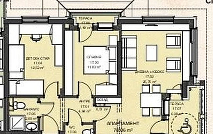 ID 15928 Two-bedroom apartment in Malkata Vodenitsa 2 Photo 9