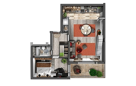 ID 12334 Real estate from the developer in Evergreen 4 Photo 4