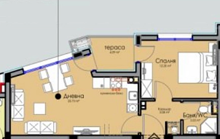 ID 16566 One-bedroom apartment in Scarab Tortuga Photo 5