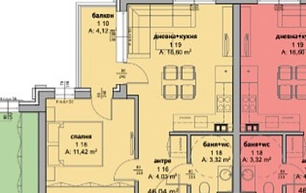 ID 15342 One-bedroom apartment in La Mer House Photo 2