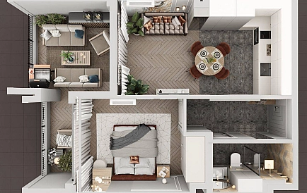 ID 16189 One-bedroom apartment in Holiday Resort Photo 5