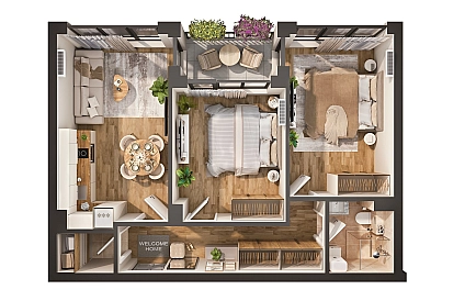 ID 16688 Two-bedroom apartment from the developer in Sunny Paradise 2 Photo 2