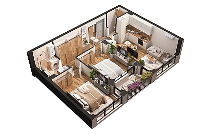 ID 16688 Two-bedroom apartment from the developer in Sunny Paradise 2 Photo 3