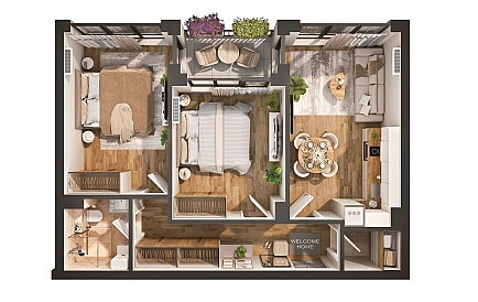 ID 16689 Two-bedroom apartment from the developer in Sunny Paradise 2 Photo 2