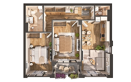 ID 16690 Two-bedroom apartment from the developer in Sunny Paradise 2 Photo 2