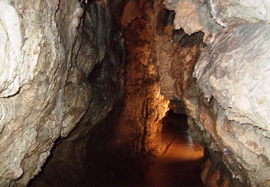 Undeveloped cave route