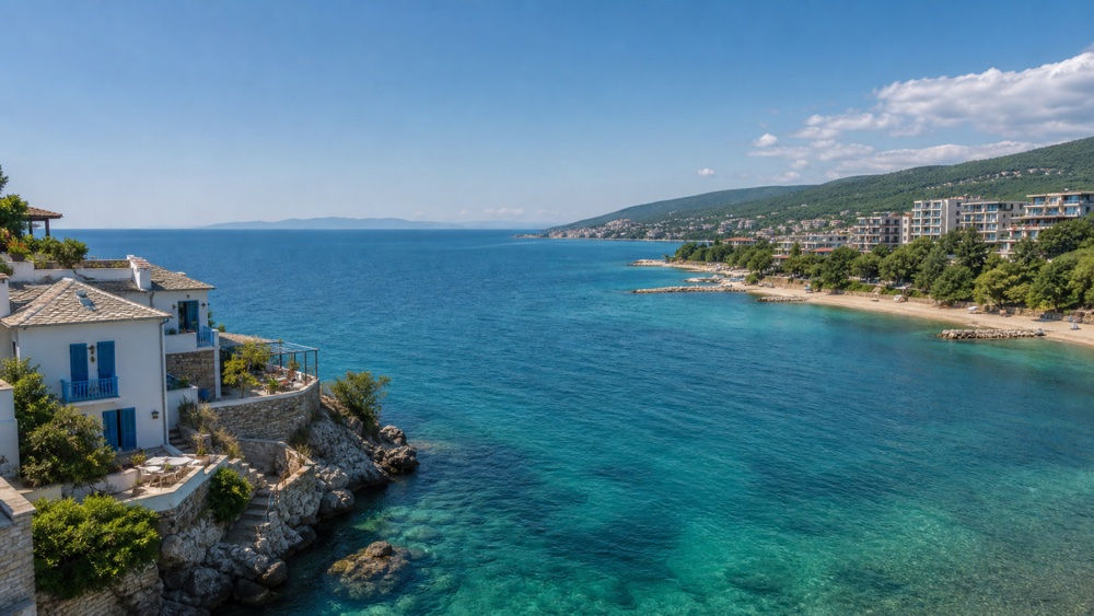 Greece and Bulgaria coasts: living, long stays and holidays by the sea