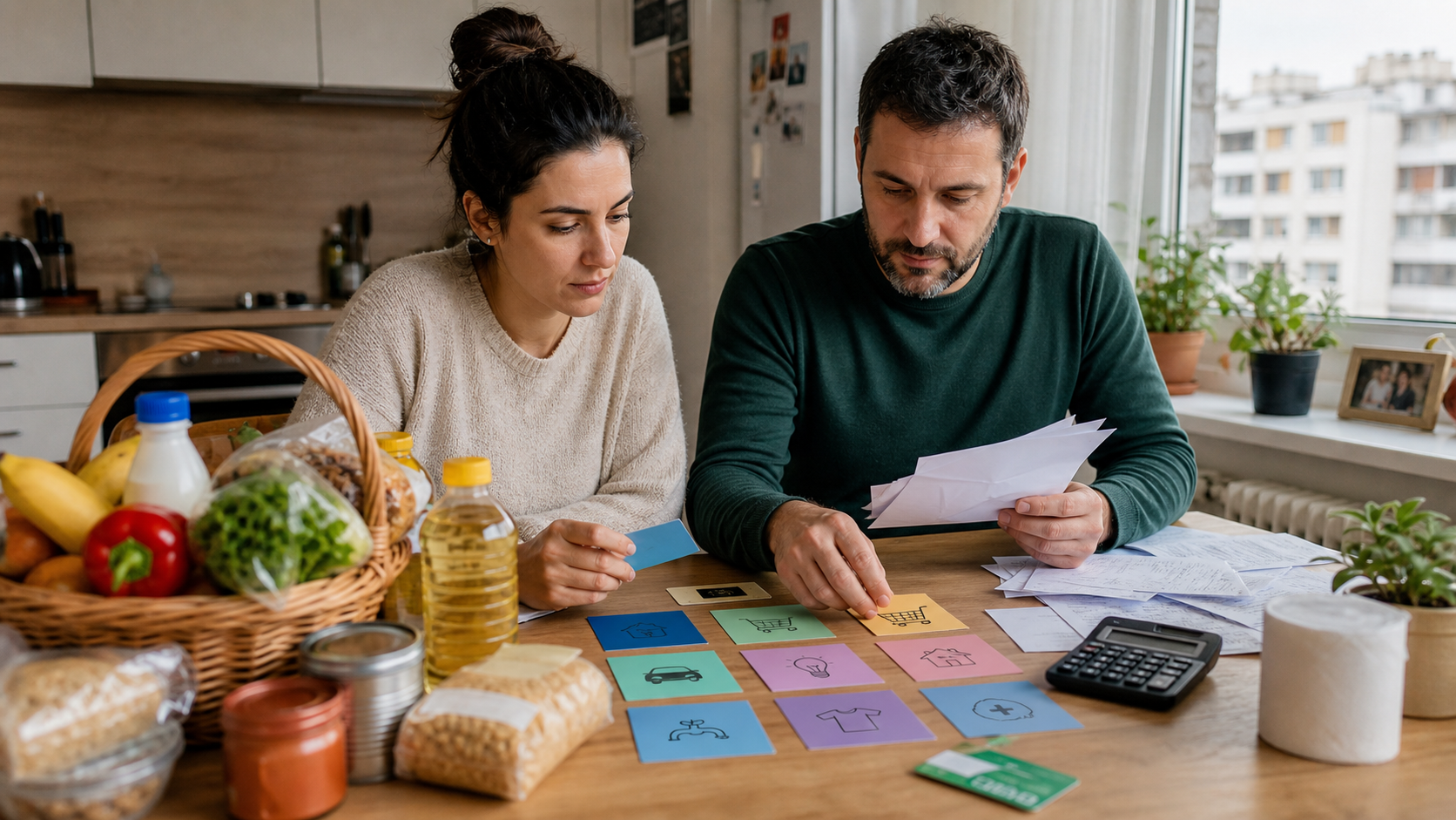 Building a personal monthly budget
